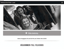 Tablet Screenshot of felicious.se